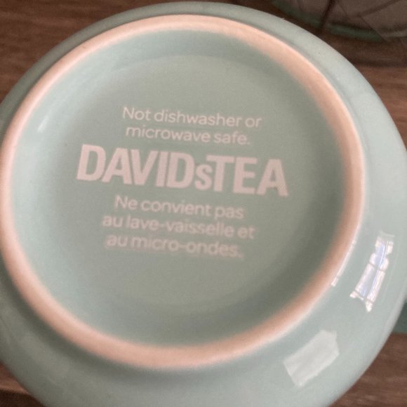 David's Tea Nordic  Coffee Tea Mug  Pine Trees Owls  16 oz. - Picture 6 of 7